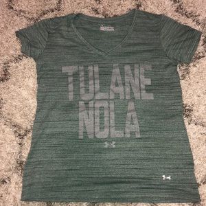 UA Tulane Nola V Neck Top
